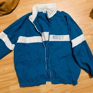 NWOT Obey windbreaker jacket